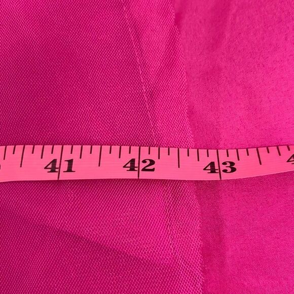 JJs House Hot Pink Formal Ballgown Dress Hi Low Beaded Cap Sleeves Barbie Prom - Picture 13 of 14
